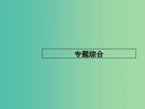 高考历史一轮复习 专题综合10 各国经济体制的创新和调整与经济全球化课件 人民版