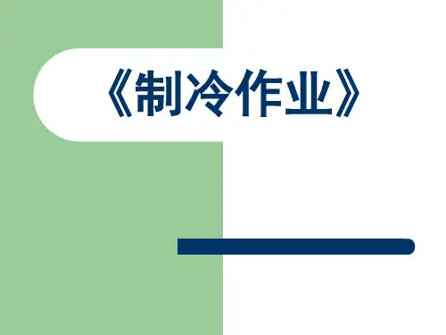 (完整版)制冷与空调作业