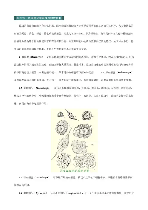 昆虫的血液