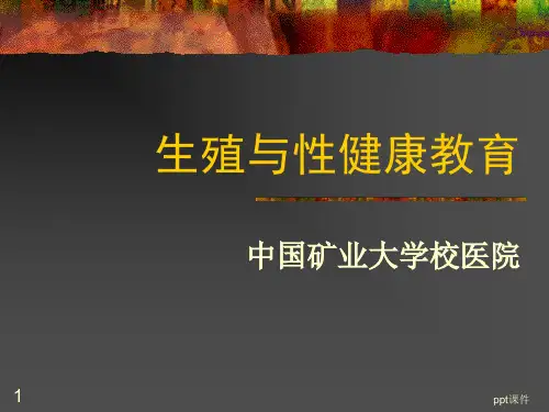 生殖与性健康教育  ppt课件