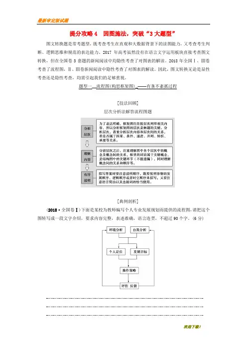 冲刺版高考语文二轮提分复习 专题7 提分攻略4 题型1 流程图(构思框架图)-有条不紊抓过程讲义【精】