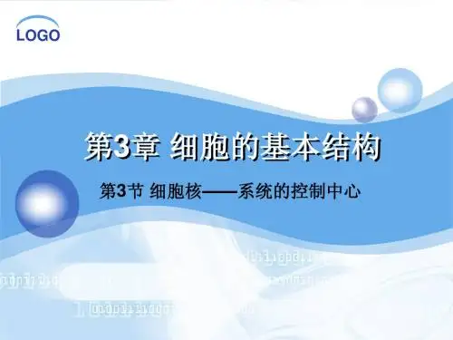 3.3 细胞核---系统的控制中心