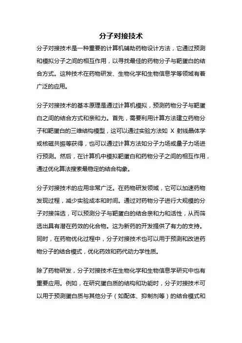 分子对接技术