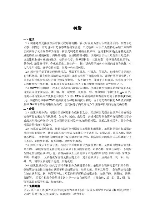 树脂