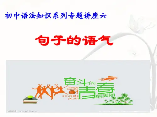 语法知识系列专题六_句子的语气——中考语文复习专题(共14张PPT)