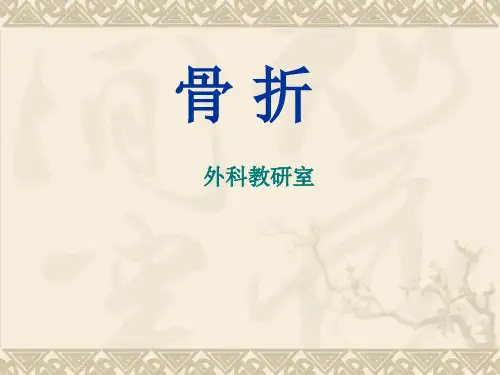 骨折外科学PPT课件