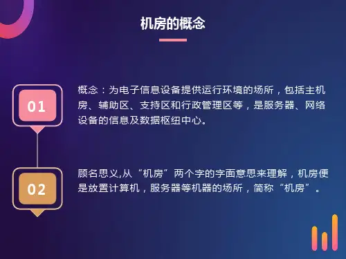 机房建设各系统介绍