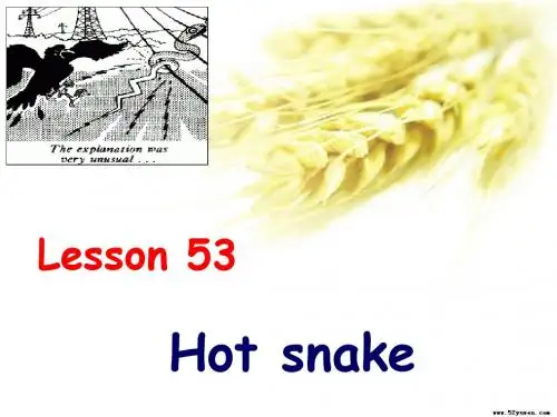 新概念第二册lesson53