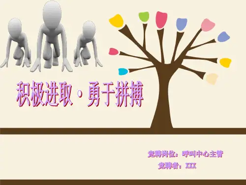 竞聘主管PPT