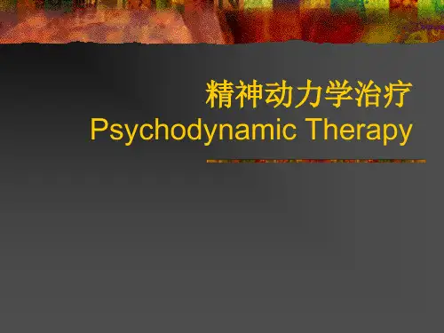 精神动力学治疗PPT课件