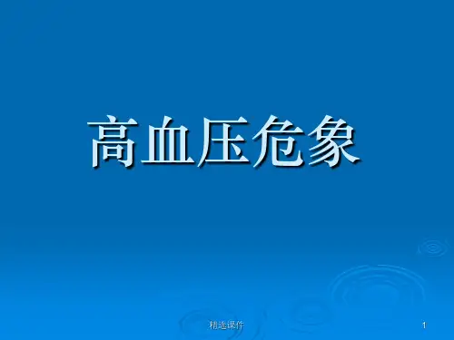 高血压危象PPT课件