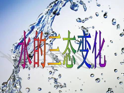 水的三态变化ppt