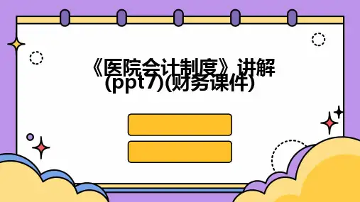 2024版《医院会计制度》讲解(ppt7)(财务课件)