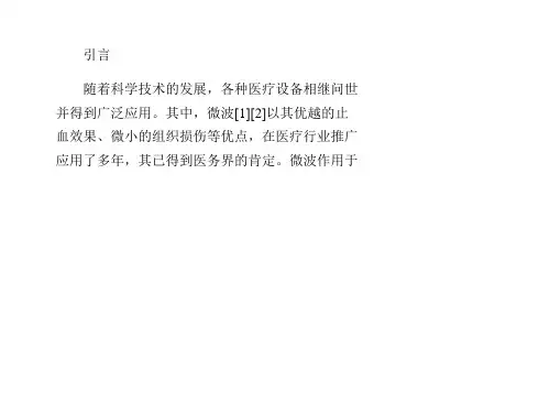 基于ARM处理器的微波热疗仪系统设计PPT课件
