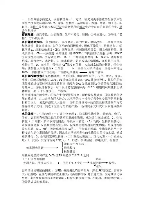 贝类养殖学习资料-雷锋叔叔