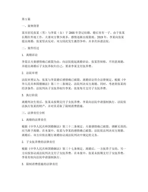 家庭纠纷_法律责任案例(3篇)