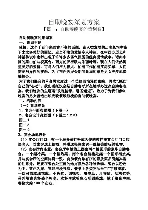 自助晚宴策划方案