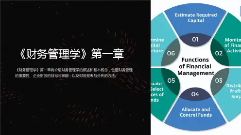 《财务管理学》第一章
