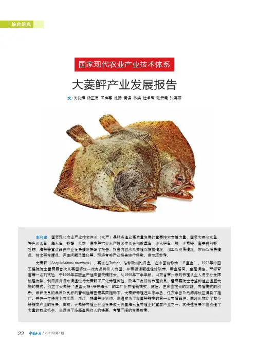国家现代农业产业技术体系 大菱鲆产业发展报告