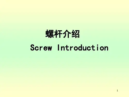 螺杆结构PPT幻灯片