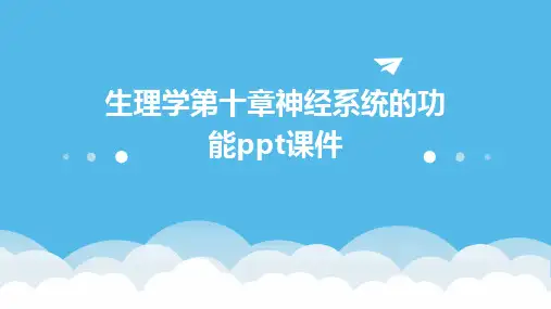 生理学第十章神经系统的功能ppt课件