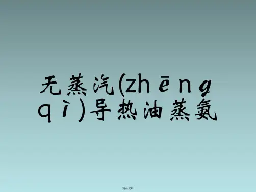 无蒸汽导热油蒸氨简介讲解