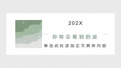 演讲开场快闪酷炫动画ppt