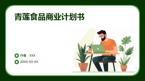 青莲食品商业计划书