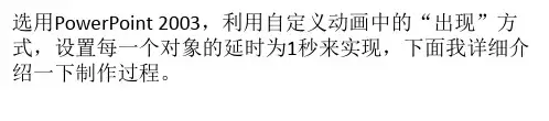 用PowerPoint制作比赛计时器