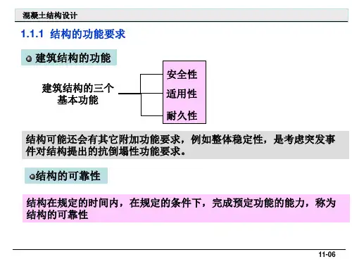 混凝土结构极限状态