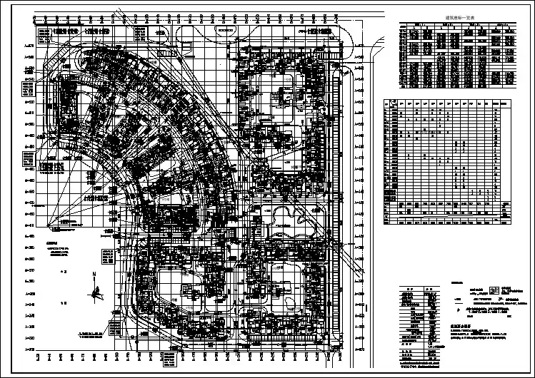 【设计图纸】万科六期总平面图(精选CAD图例)