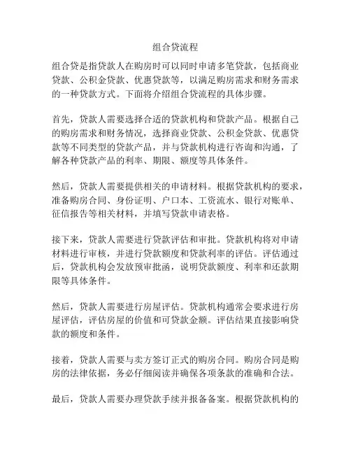 组合贷流程