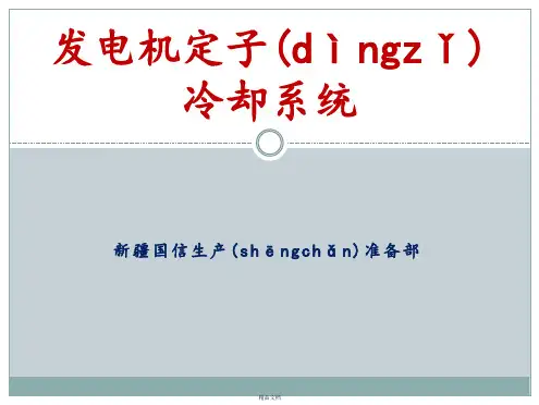 发电机冷却系统