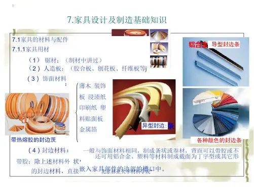 家具设计及制造基础知识