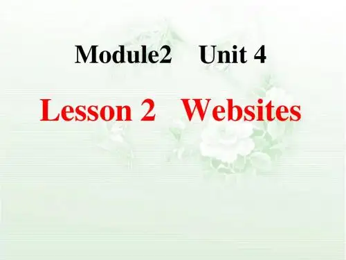 北师大版高中英语必修2 Unit4 Lesson2 精品课件