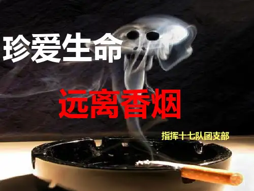 珍爱生命,拒绝香烟ppt课件