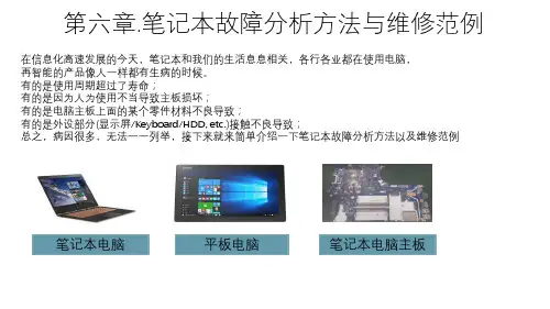 笔记本故障分析方法与维修范例