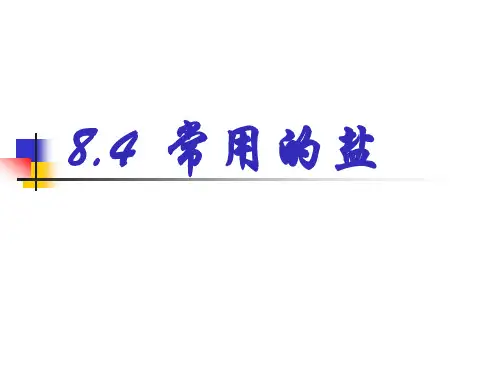 常用的盐课件(粤教版化学)