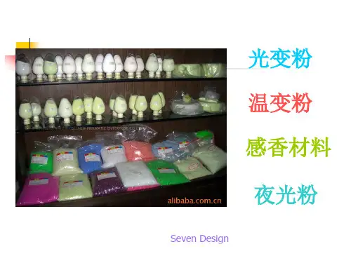 感光粉(光变粉、温变粉、感香材料、夜光粉)