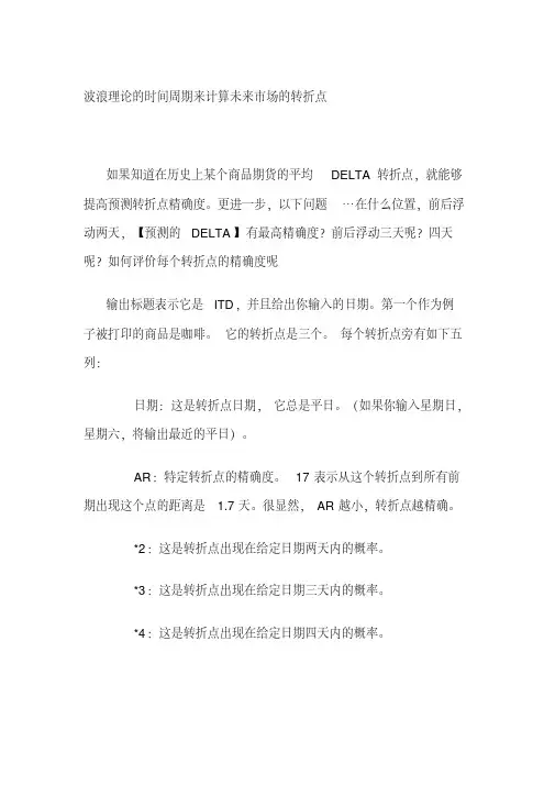 波浪理论与时间周期
