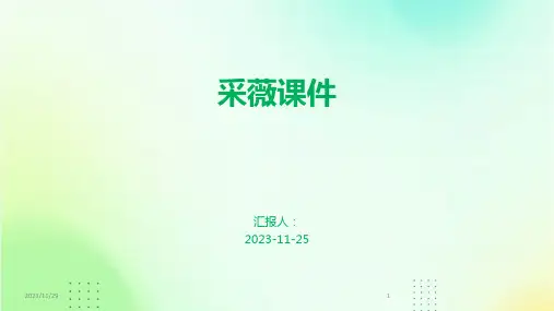 采薇课件ppt课件