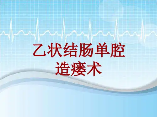手术讲解模板：乙状结肠单腔造瘘术