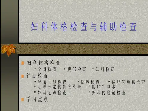 妇科体格检查-PPT课件