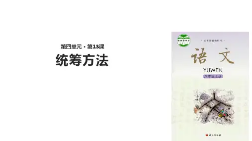 (新)语文版八年级语文上册第13课《统筹方法》精美课件