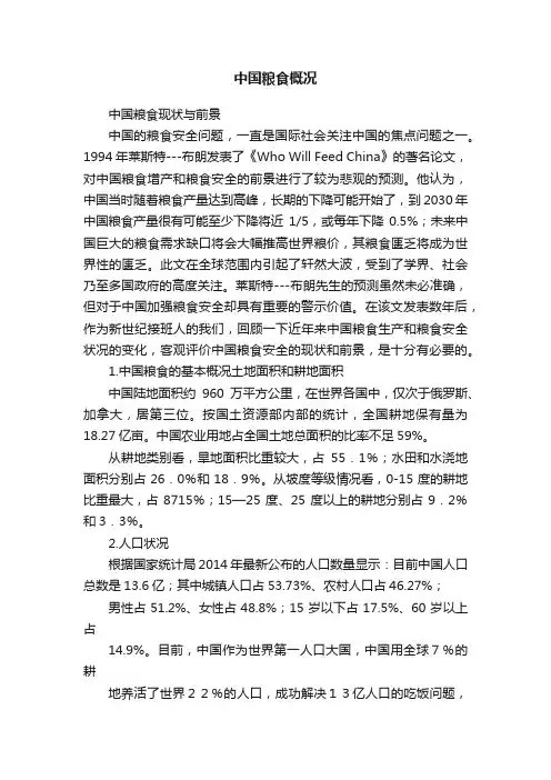 中国粮食概况