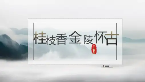 古诗词诵读《桂枝香金陵怀古》高一语文精讲课堂(必修下册)