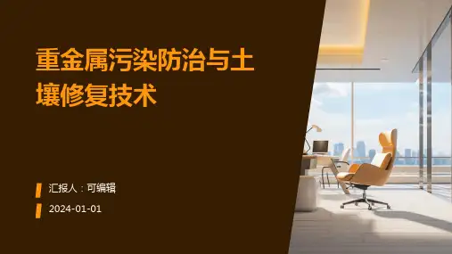 重金属污染防治与土壤修复技术