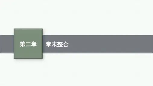 人教版高中化学选择性必修第2册 第二章 分子结构与性质 章末整合