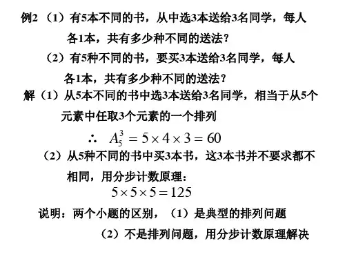 排列组合课件PPT14页