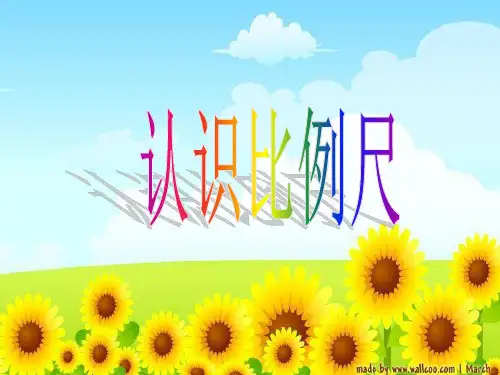 人教版六年级下册数学《认识比例尺》